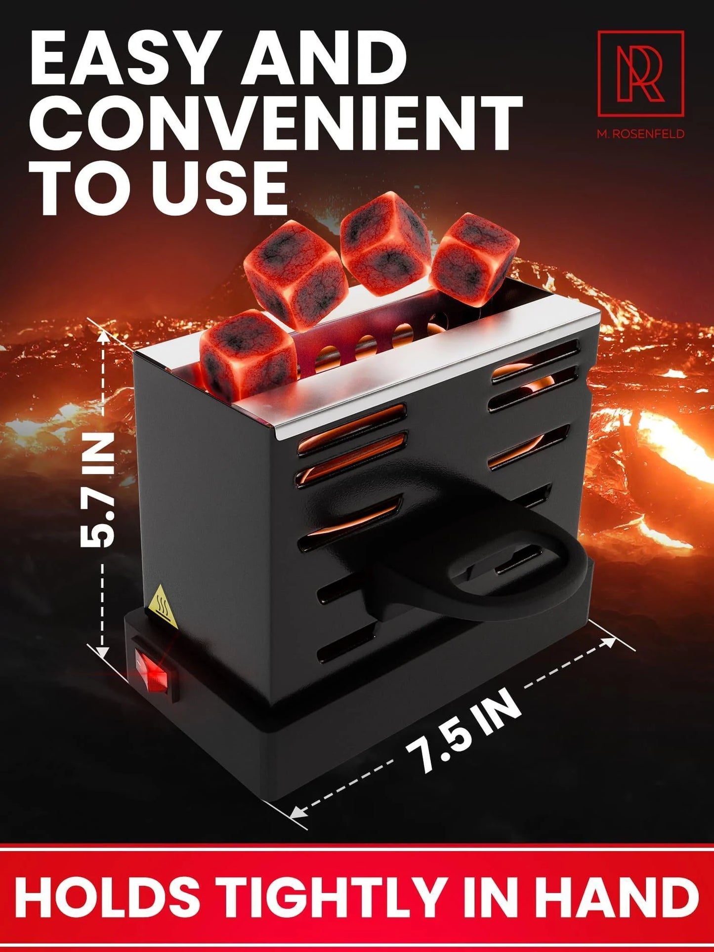 Hookah Coal Burner 800W Premium Coal Toaster Multipurpose Electric Stove for Burner for Shisha Free Tongs Charcoal for Hookah Cubes