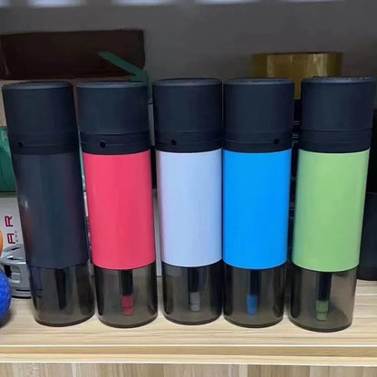 Acrylic&Silicone Hookah Bottle Portable Shisha for Home Car Picnic Beach Travel Chicha Narguile Smoking Accessories